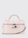 mini falabella vanity bag in eco alter mat with woven handle