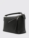 small puzzle edge bag in grained calf leather with anagram