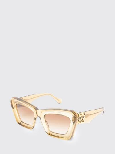 anagram cat-eye acetate sunglasses with applied logo