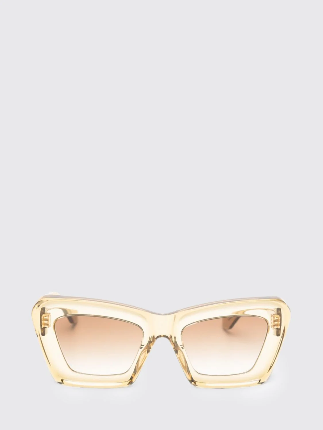 anagram cat-eye acetate sunglasses with applied logo