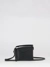 puzzle mini handbag in grained calfskin with shoulder strap