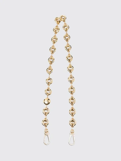 chain shoulder strap in chromed metal with snap hooks