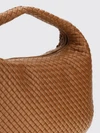 large veneta hobo bag in woven lambskin leather
