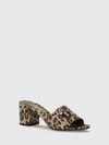 animalier print leather mules with dg logo