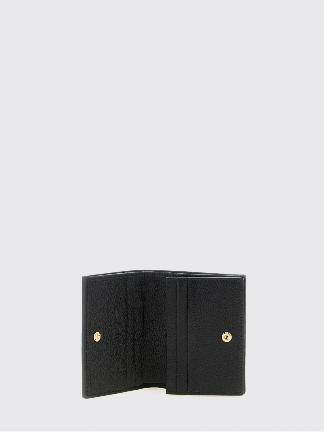 wallet in gg supreme fabric and leather with flap closure