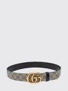 gg marmont reversible supreme canvas belt with monogram buckle