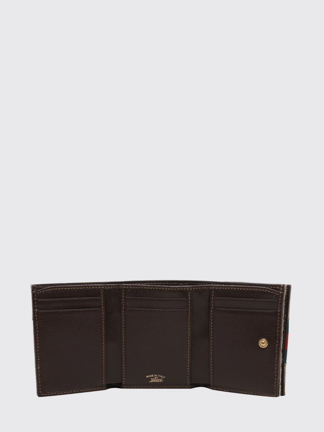 horsebit web trifold wallet in gg supreme fabric