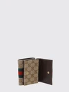 horsebit web trifold wallet in gg supreme fabric