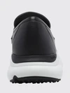penny loafers in smooth calf leather with a serrated sole