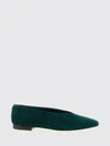 margot suede almond-toe ballet flats with a leather sole