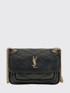 niki mini bag in quilted calf leather with ysl monogram