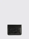 niki chevron leather card holder with ysl monogram