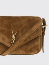 loulou mini bag in quilted suede