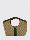 giglio double handle shoulder bag in gg monogram jacquard