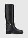 vlogo signature leather knee-high boots