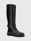 vlogo signature leather knee-high boots