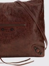 le city studded lambskin leather hobo shoulder bag