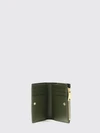 intrecciato calfskin leather wallet