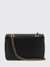 leather shoulder bag with vlogo signature