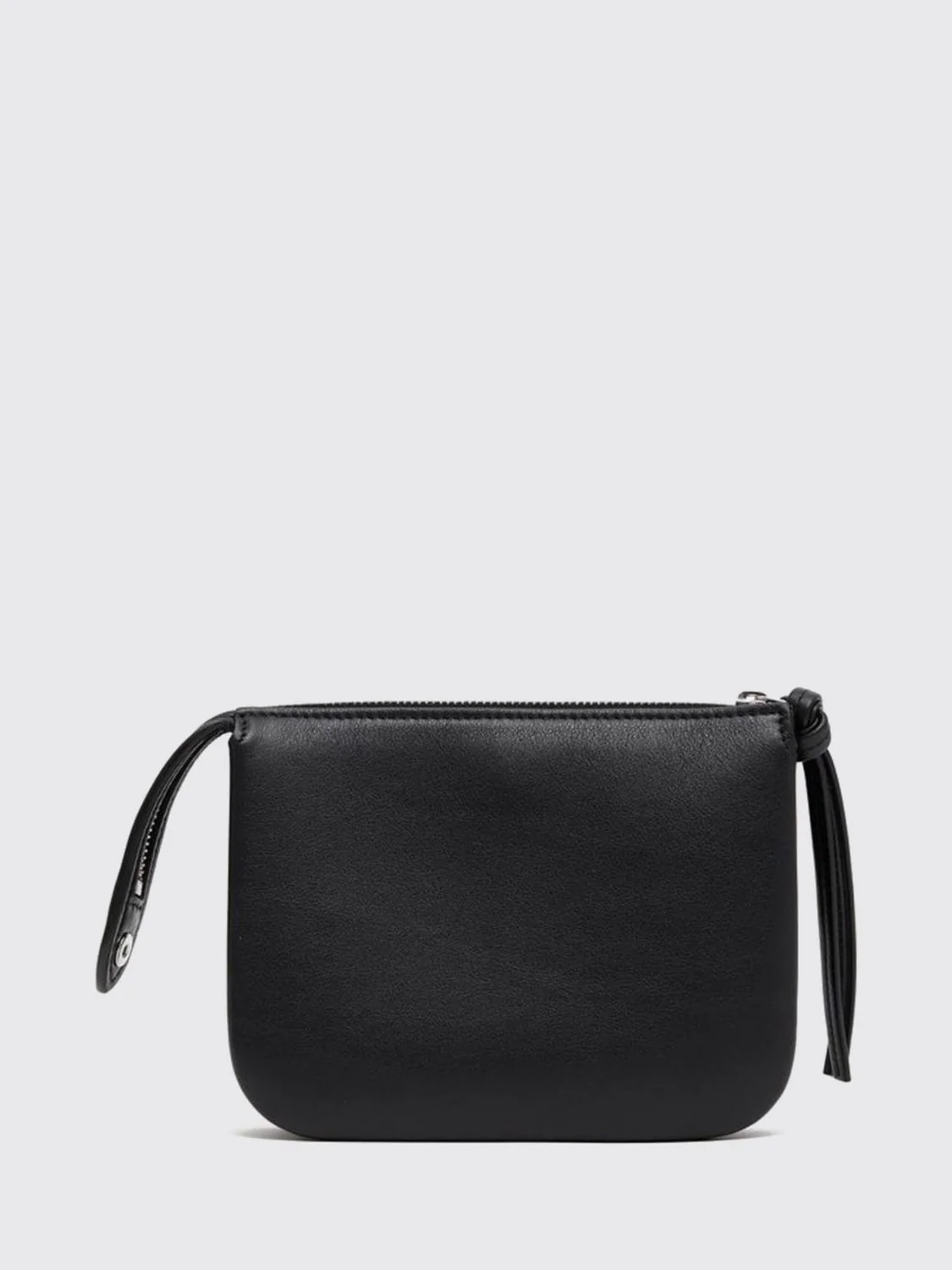 PHOEBE PHILO OS clutch in smooth calfskin with three internal compartments