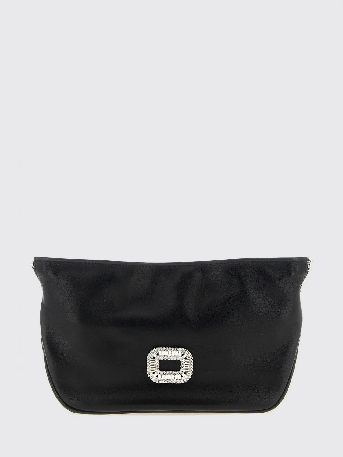 pilgrim leather crossbody bag with jewel buckle