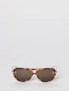 knot aviator sunglasses in metal and acetate
