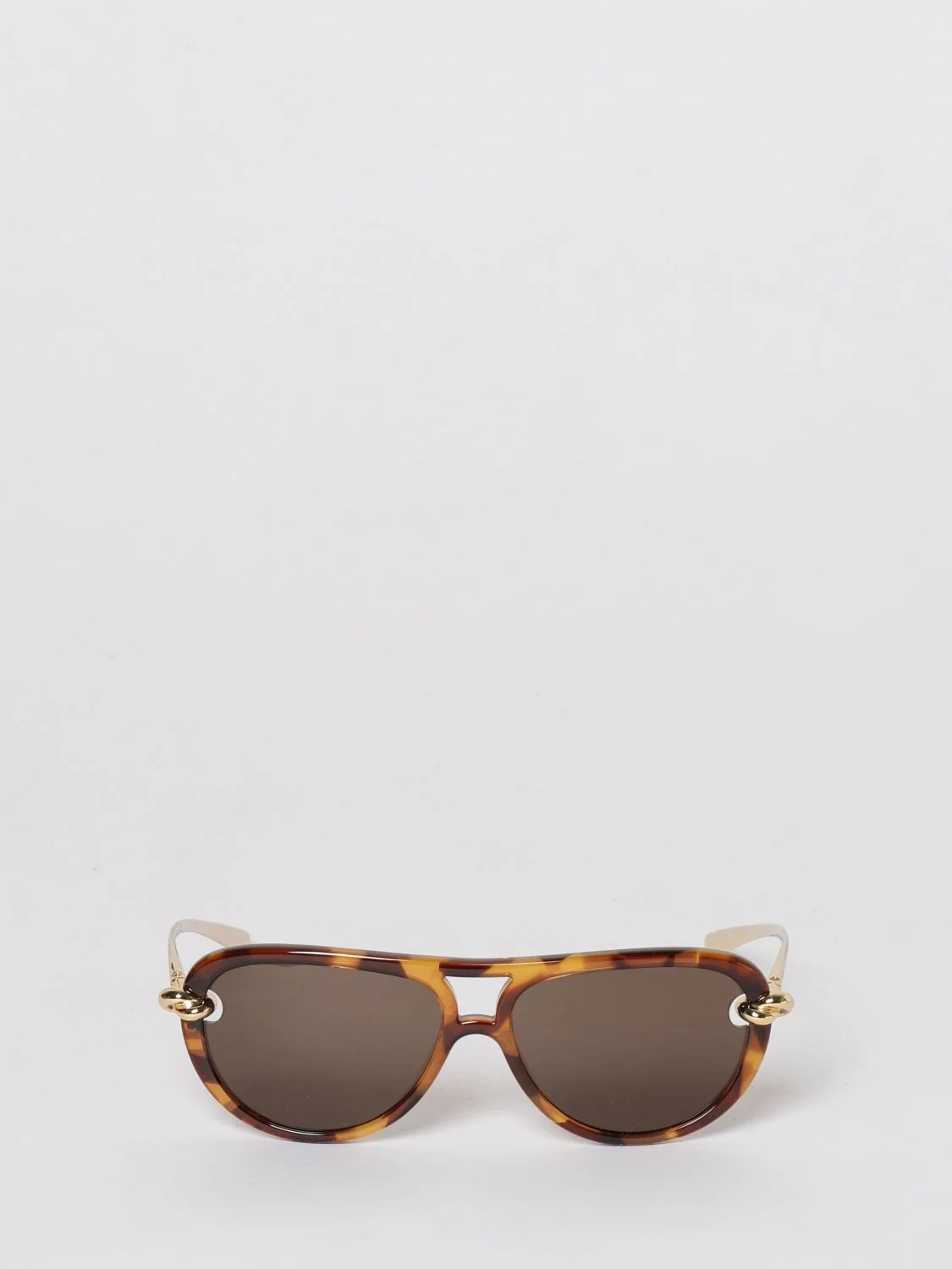 knot aviator sunglasses in metal and acetate