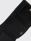 horsebit web trifold calfskin wallet with web detail
