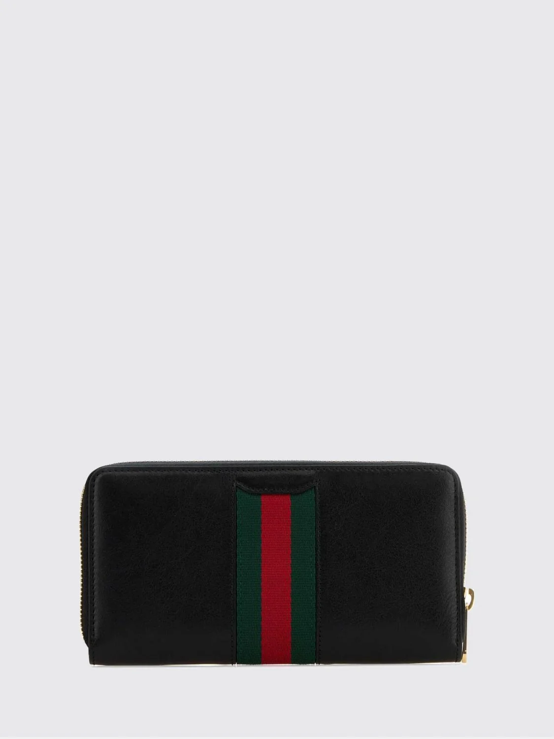 horsebit web continental calfskin zip wallet