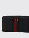 horsebit web continental calfskin zip wallet