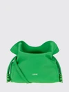 coil flamenco mini bucket bag in calfskin leather with drawstring
