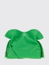 coil flamenco mini bucket bag in calfskin leather with drawstring