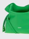 coil flamenco mini bucket bag in calfskin leather with drawstring
