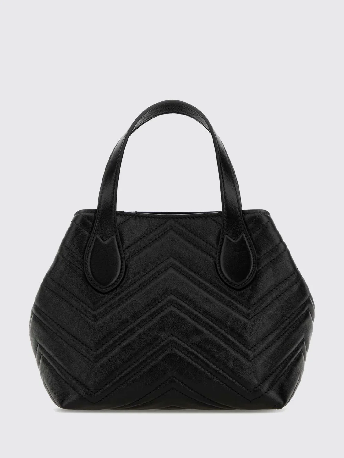 gg marmont mini top handle bag in matelassé chevron nappa