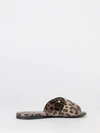 animalier print leather mules with dg monogram