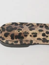 animalier print leather mules with dg monogram