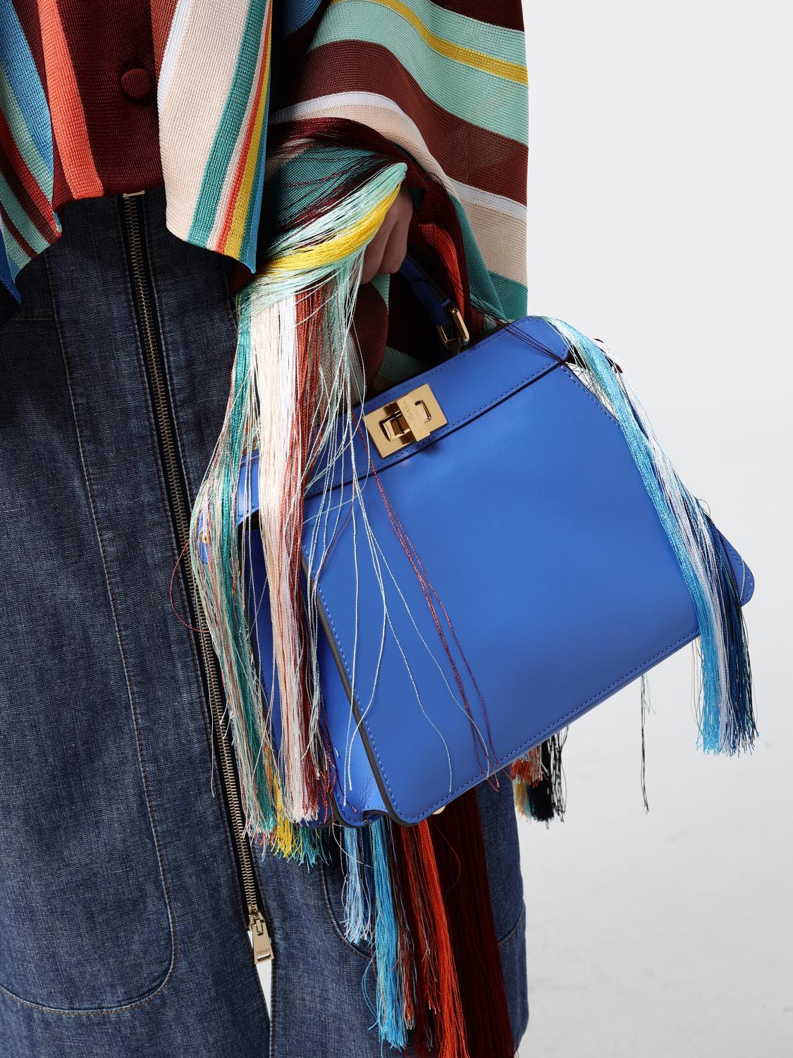 peekaboo iseeu mini smooth calfskin handbag