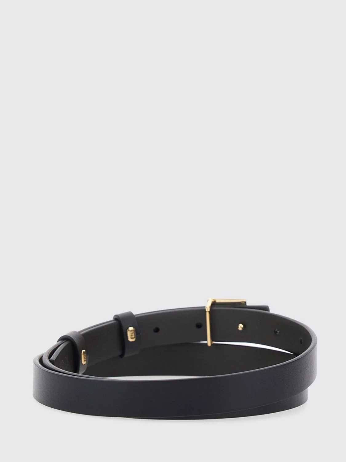 ff reversible calfskin leather belt with monogram buckle