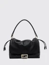 baguette large lambskin nappa shoulder bag with ff monogram