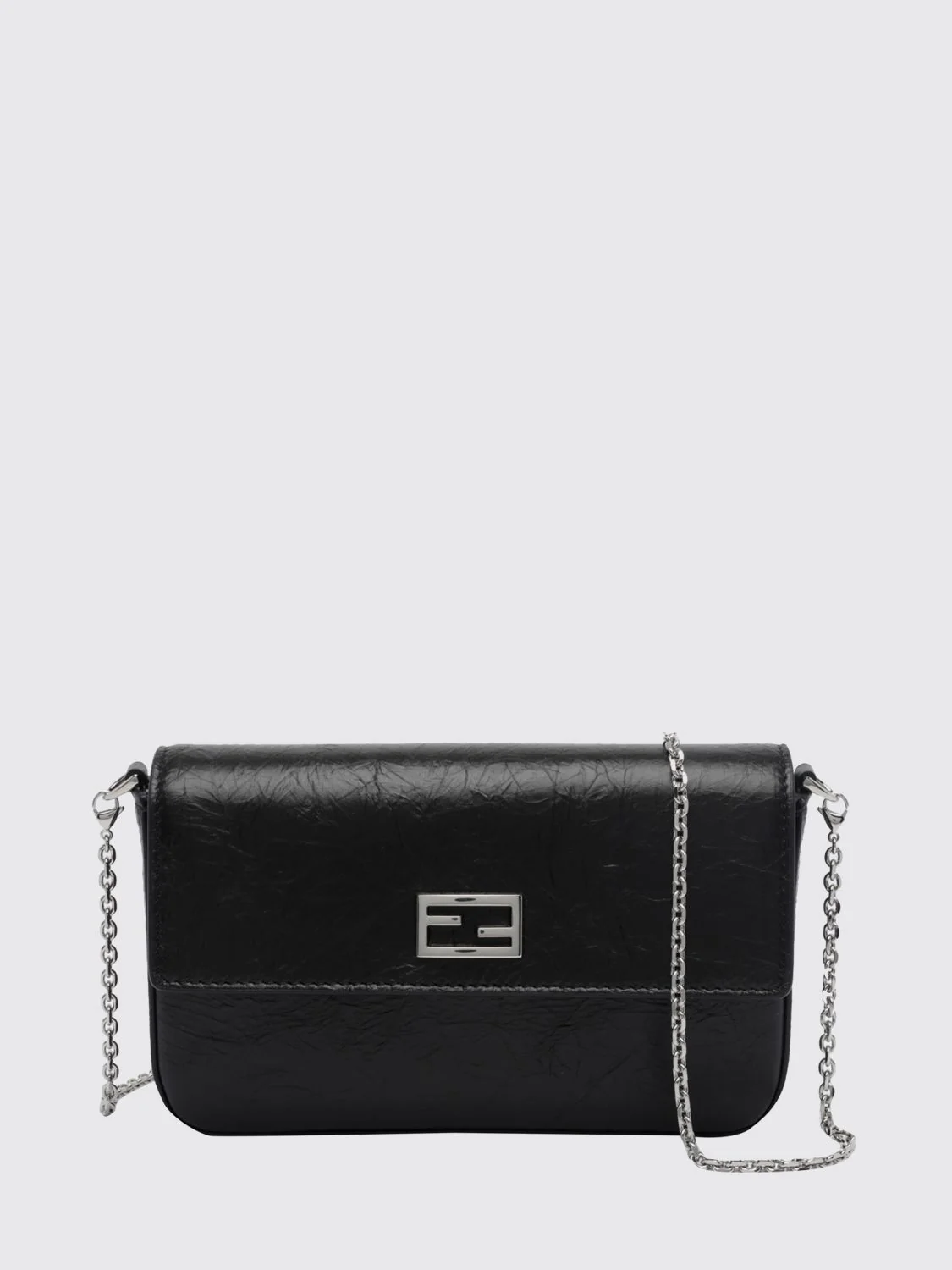 tube calfskin leather mini crossbody bag with ff monogram