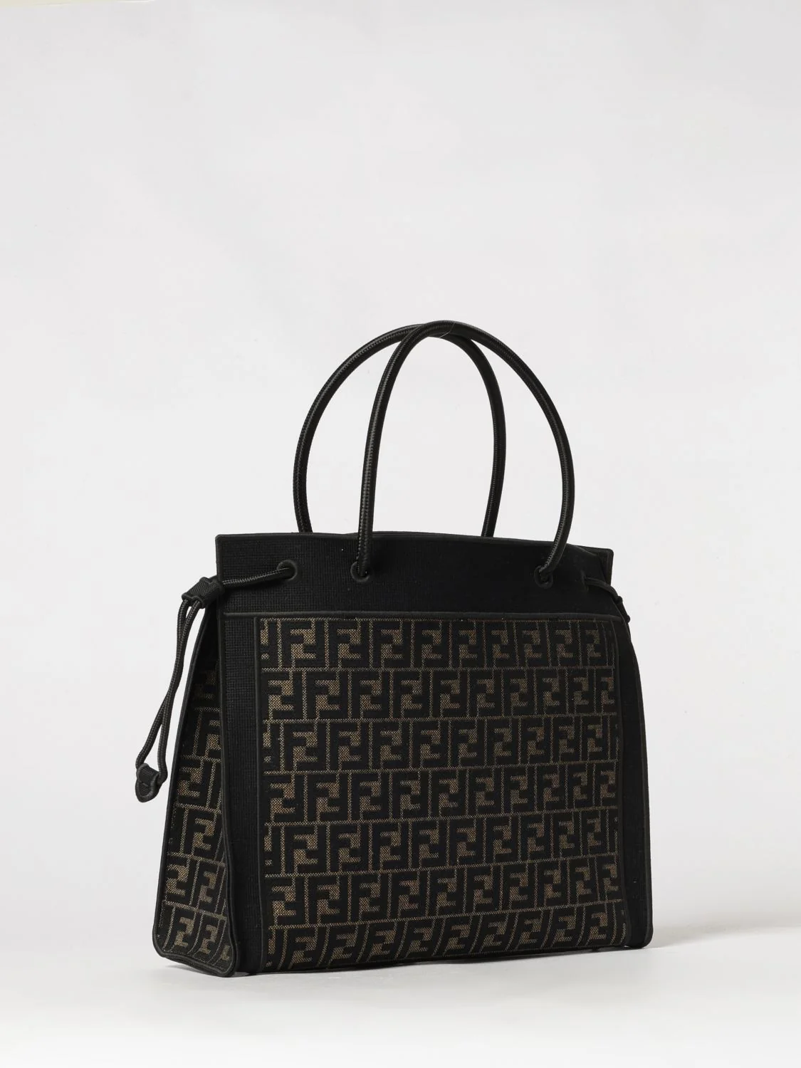 FENDI OS large superlight technical fabric tote bag with ff zucca pattern