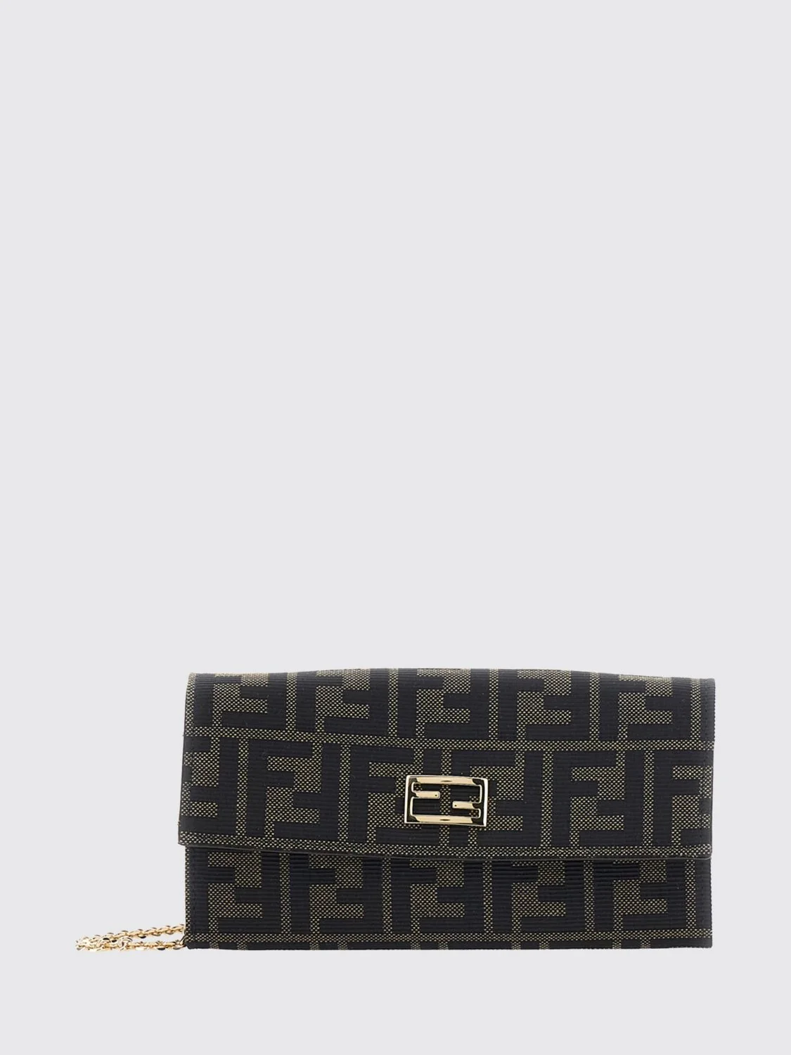 tube ff monogram fabric mini cross-body bag
