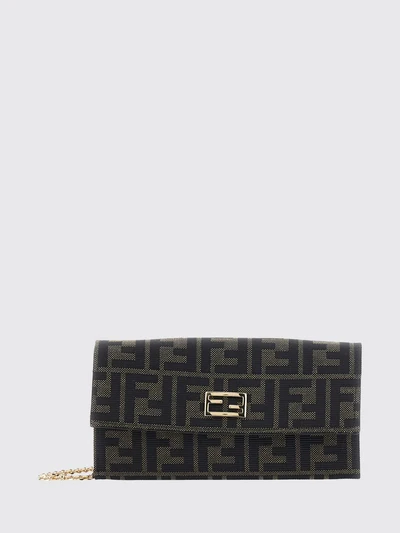 tube ff monogram fabric mini cross-body bag