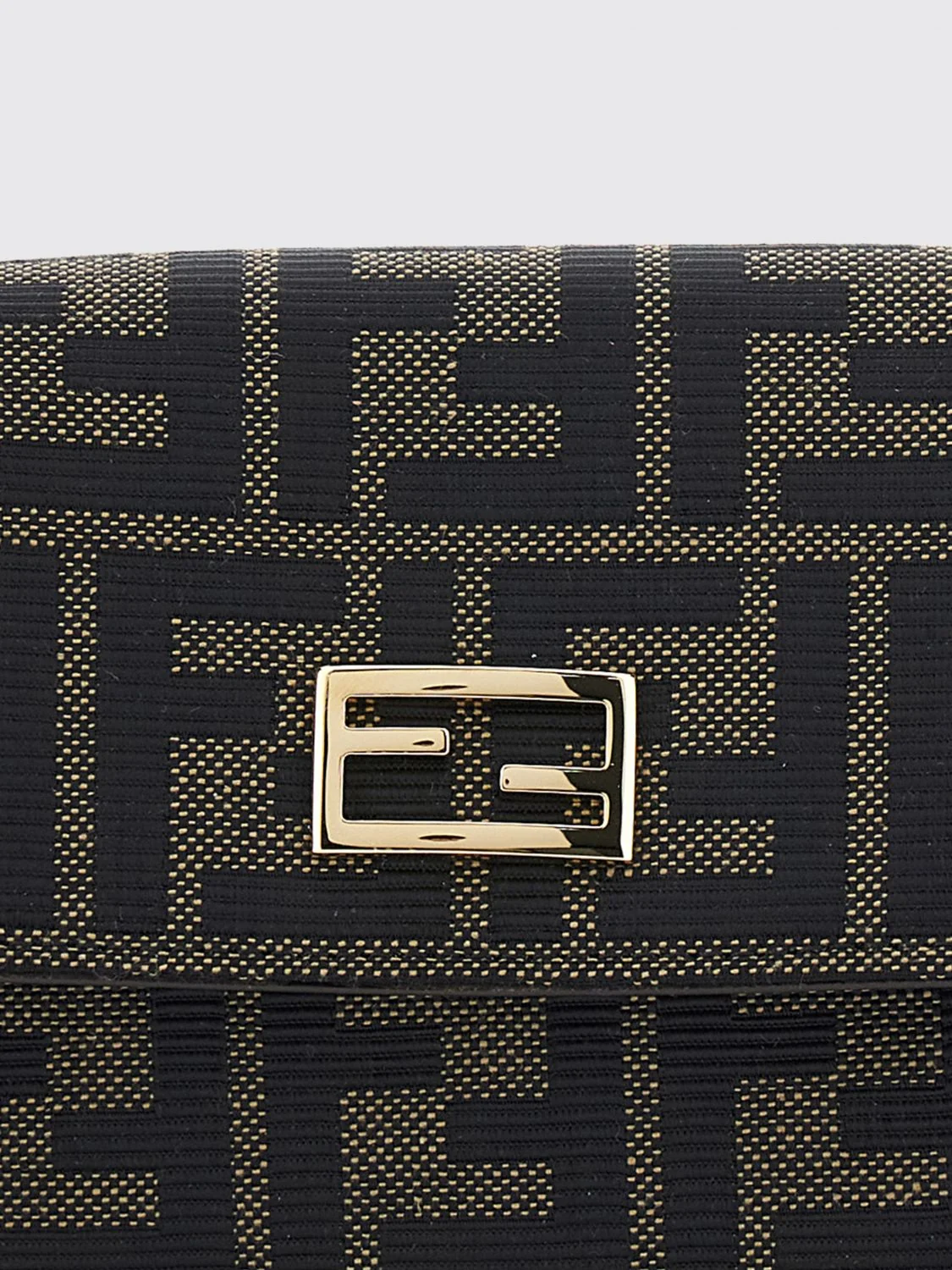 tube ff monogram fabric mini cross-body bag