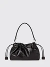 large baguette crinkled-effect leather shoulder bag