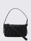 mini bag in ff zucca monogram jacquard fabric