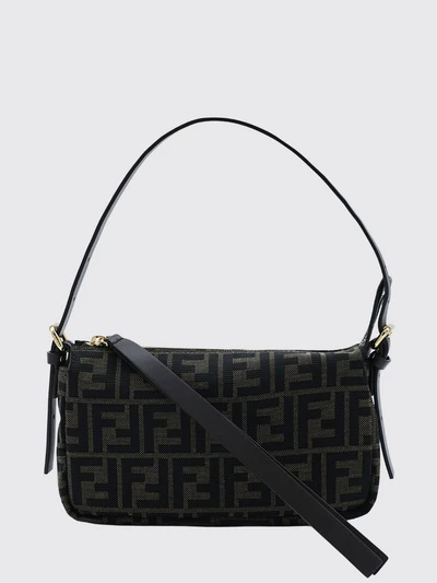 mini bag in ff zucca monogram jacquard fabric