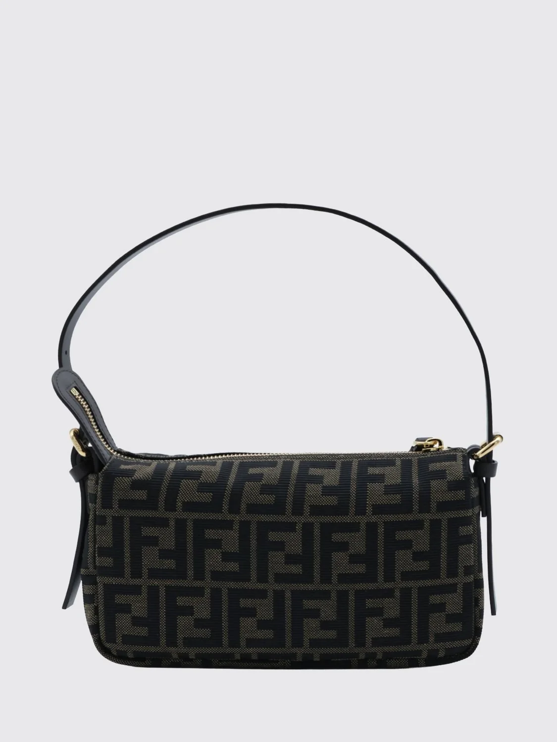mini bag in ff zucca monogram jacquard fabric