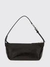 vanity crinkled leather mini bag with metal ff logo