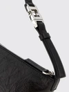 vanity crinkled leather mini bag with metal ff logo
